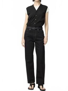 Uniqlo U High Rise Regular Jeans NWT Black 23inch
